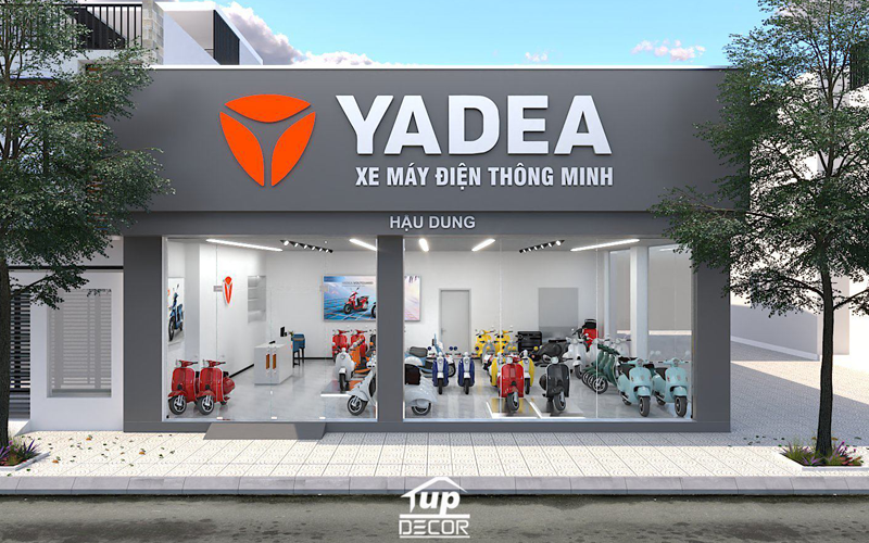 Thiết kế thi công biển quảng cáo xe điện Yadea